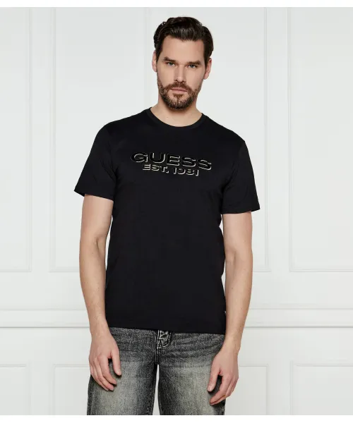 

Футболка Slim fit Guess Jeans, черный