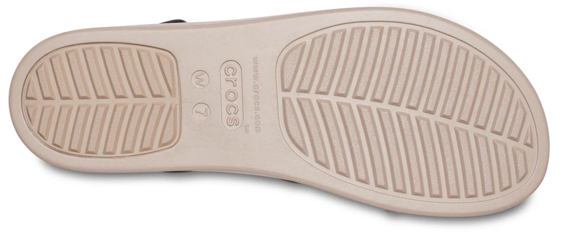 Босоножки на танкетке Crocs "Brooklyn Low Wedge", летняя обувь, босоножки, танкетка, на модной подошве на платформе, цвет Schwarz/Mushroom — фото 3