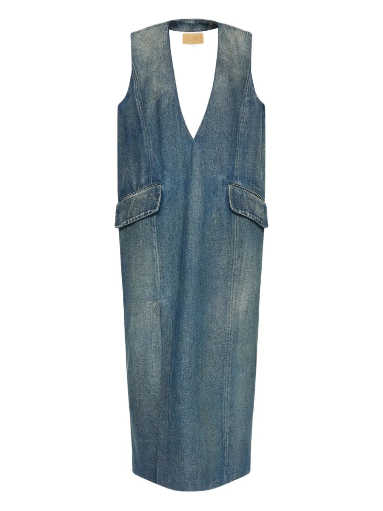 

MM6 Maison Margiela платье миди, синий
