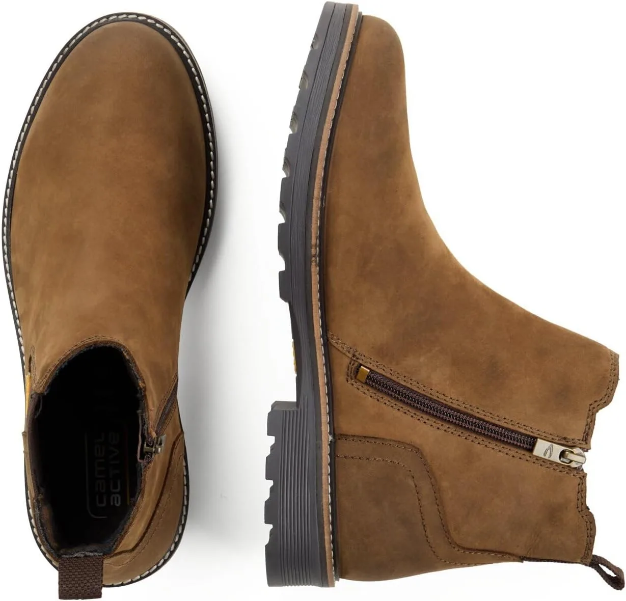 Мужские модные ботинки Camel Active 53FWA02-350320, коричневый — фото 4