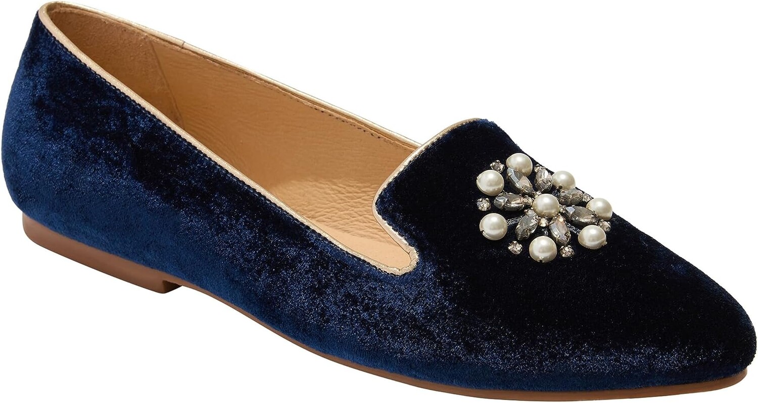 

Балетки Jeweled Rondelle Loafer Jack Rogers, цвет Midnight