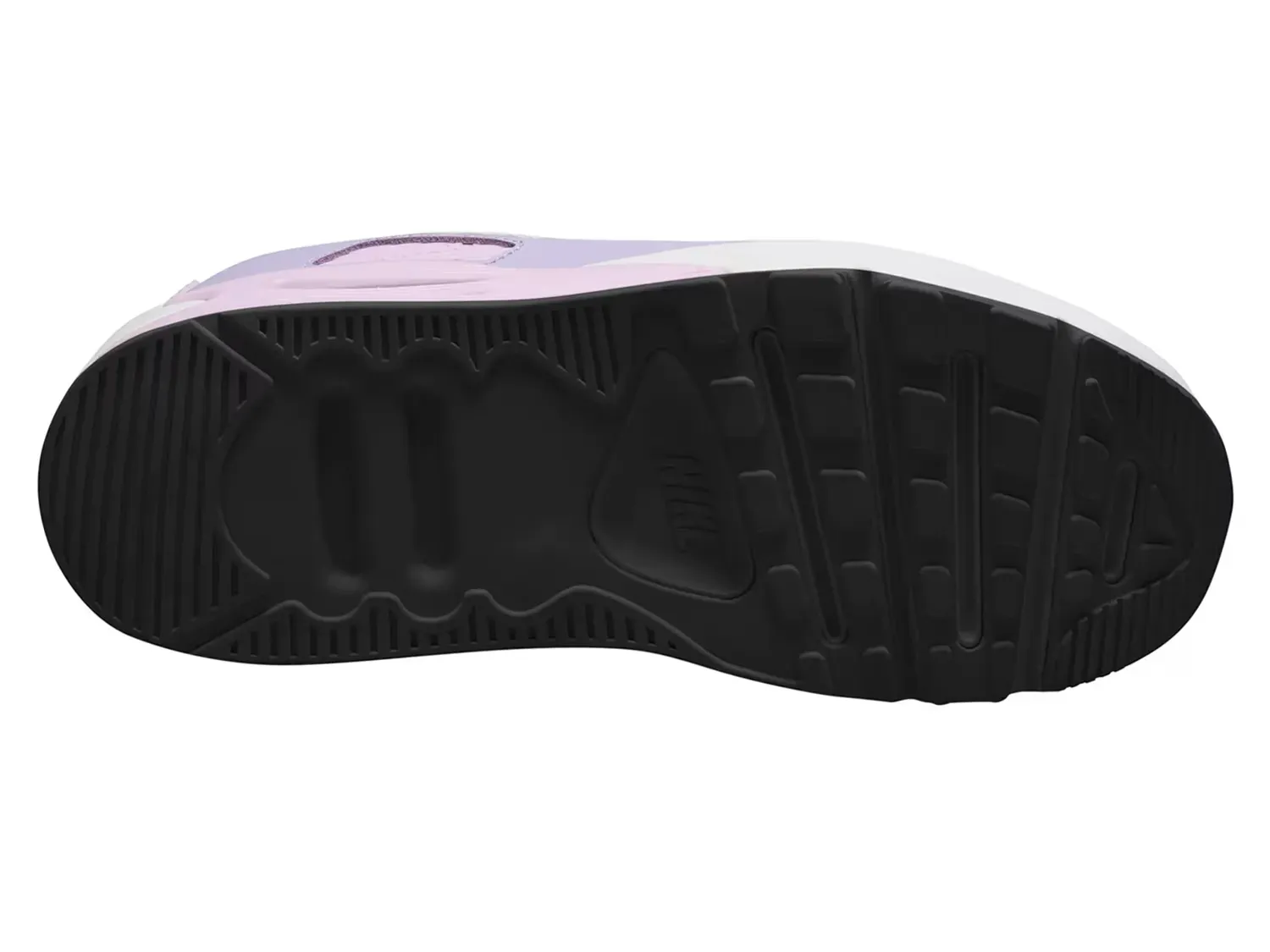 Кроссовки Air Max 90 LV8 Platform - женские Nike, White/Purple — фото 3