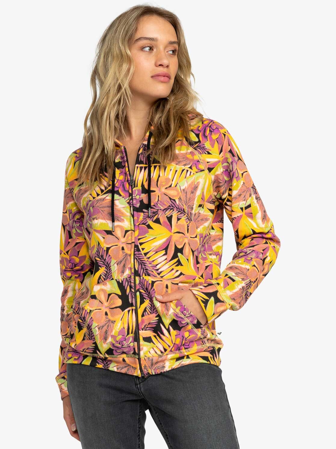 

Толстовка Roxy DIVE DEEP HOODIE, разноцветный