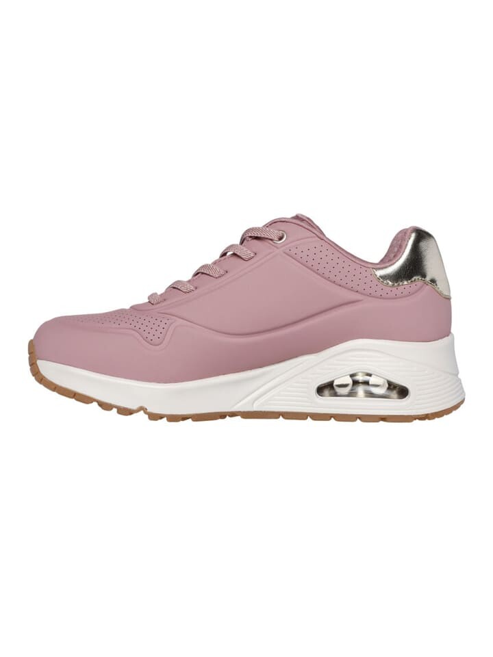 Низкие кроссовки Skechers Low Uno Shimmer Away, розовый — фото 3