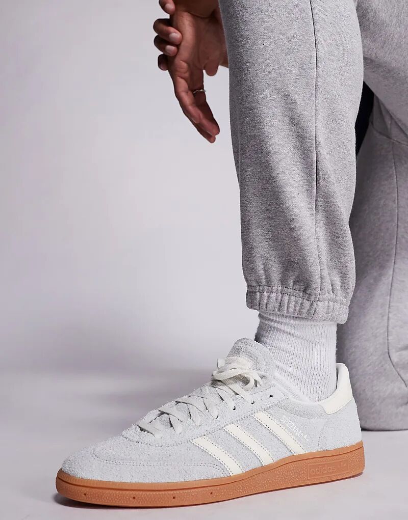 Джоггеры adidas Originals Trefoil Essentials серого цвета — фото 4