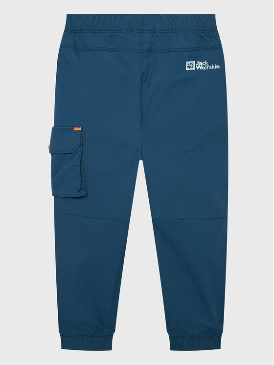 Брюки для активного отдыха regular fit Villi Stretch 1610011 Jack Wolfskin, синий — фото 2