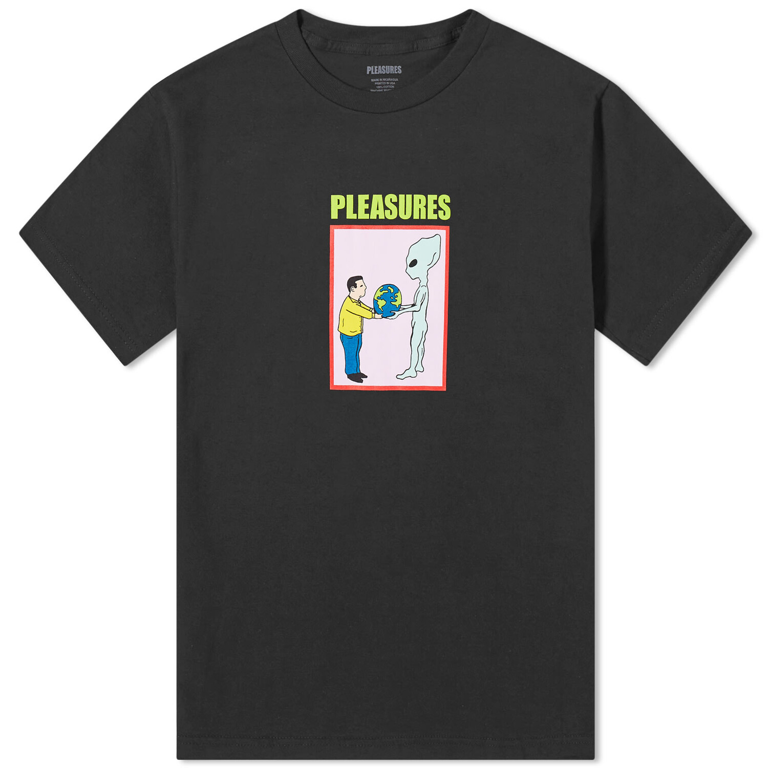 

Футболка Pleasures Gift T-Shirt, черный