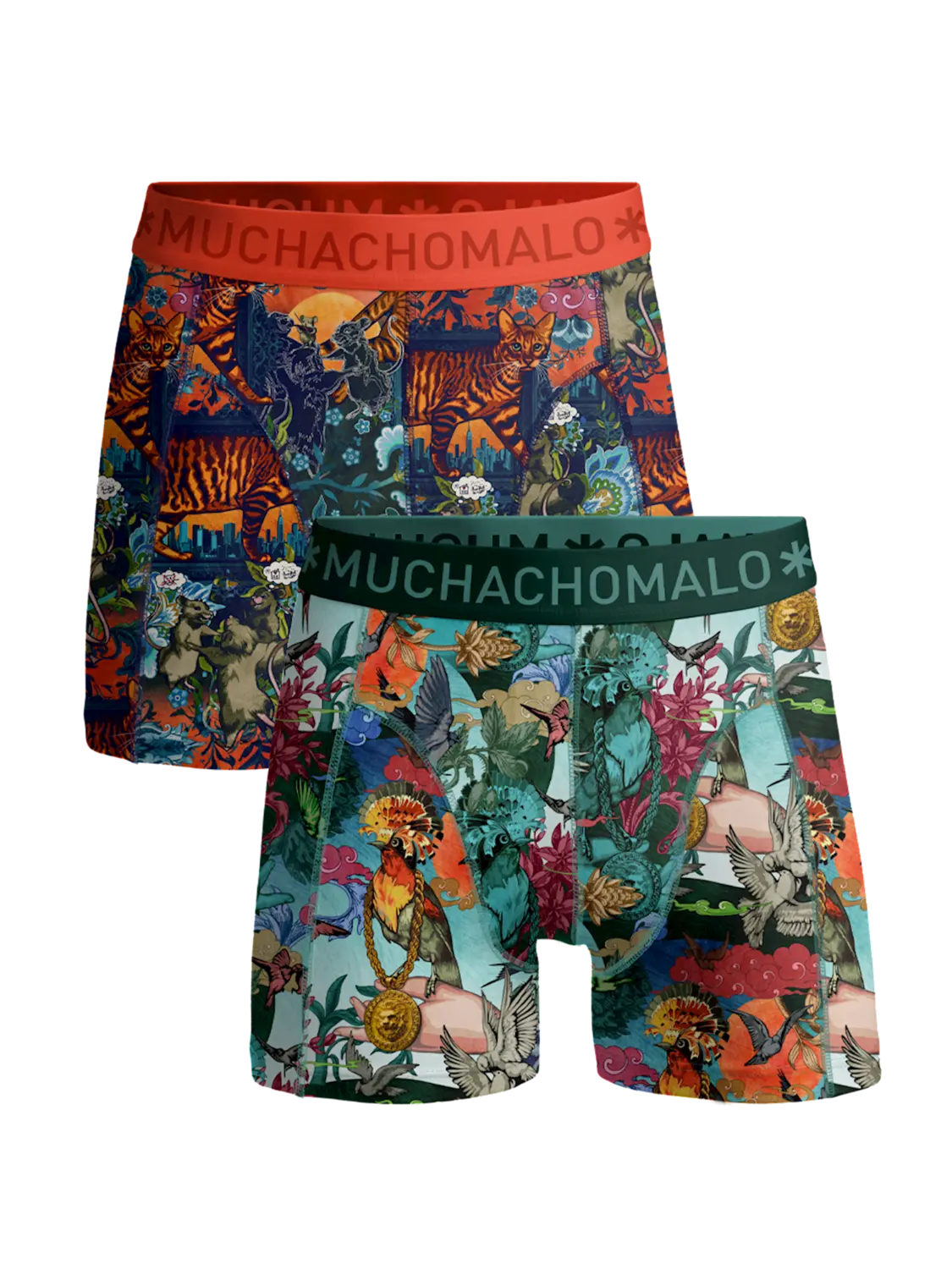 

Боксеры 2 шт трусы Muchachomalo, мультиколор