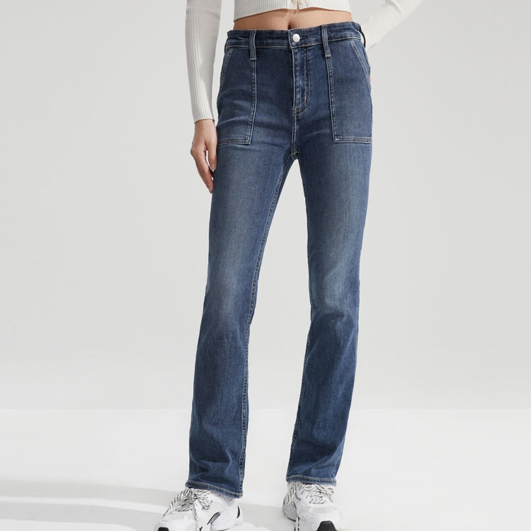Женские джинсы Calvin Klein, цвет 1A4 - Denim navy — фото 2