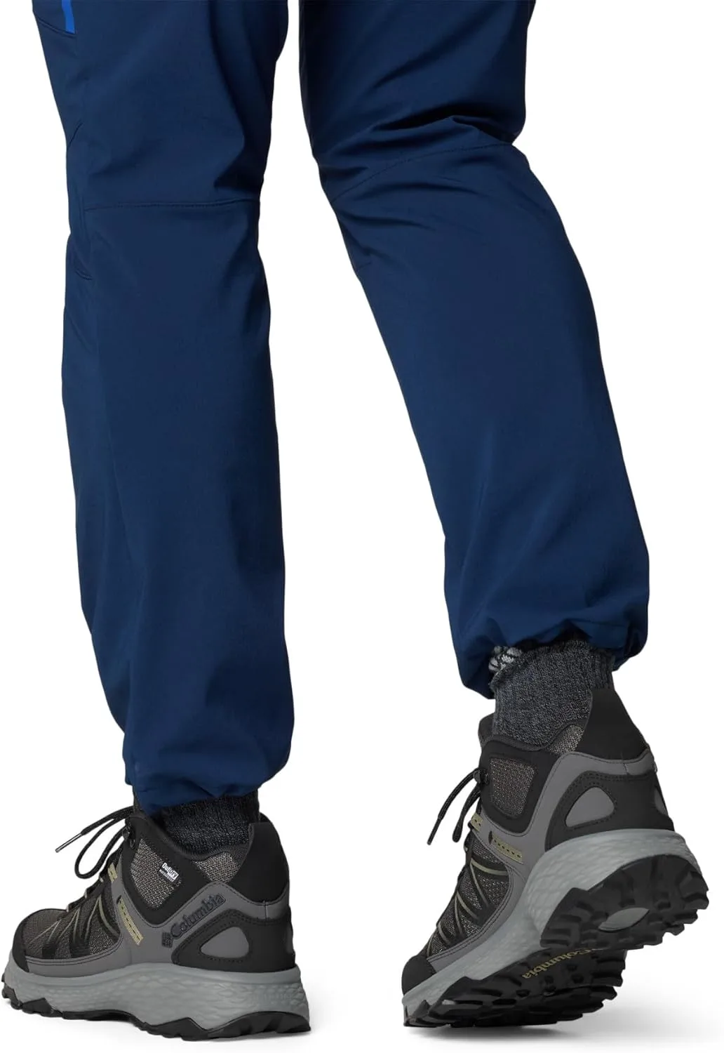 Мужские походные ботинки Columbia Peakfreak Rush Mid Outdry, темно-серый/зеленый — фото 2