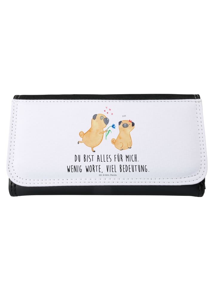 

Портмоне Mr & Mrs Panda Damen Mops Verliebt, белый