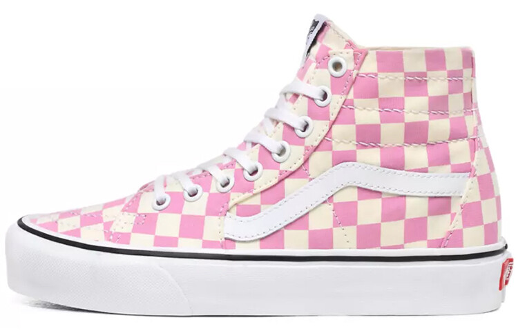 

Кроссовки Vans Checkerboard SK8-HI Tapered Shoes Pink Women's