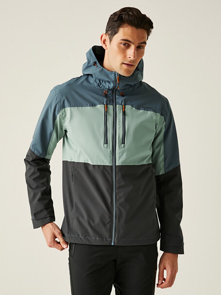 

Дождевик Regatta, цвет blau/grün/anthrazit