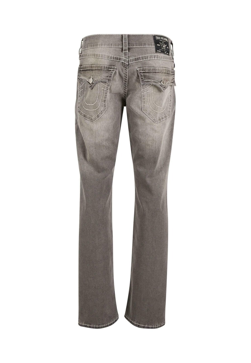 Джинсы облегающего кроя RICKY BIG T FLAP True Religion, серый