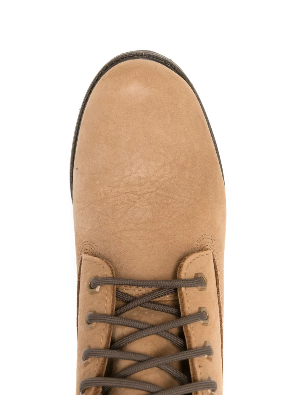 Премиальные кожаные ботинки 6 дюймов на шнуровке Timberland, коричневый — фото 4