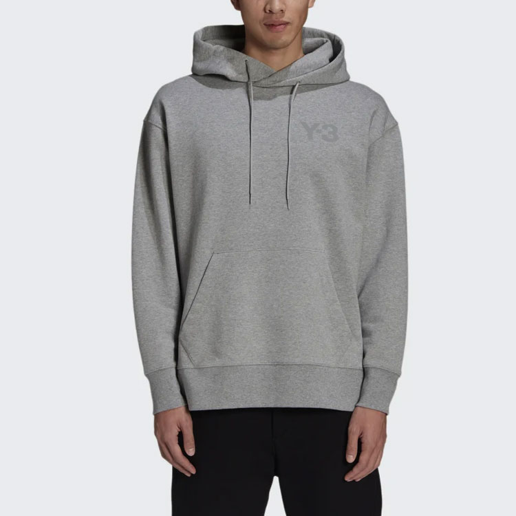 Толстовка Adidas Y 3 Classic Chest Logo Y-3, серый — фото 3
