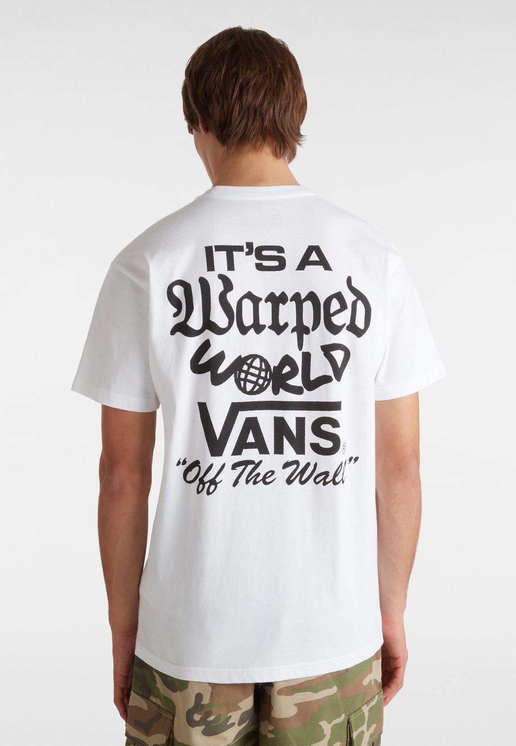 

Футболка с принтом WARPED WORLD Vans, белый