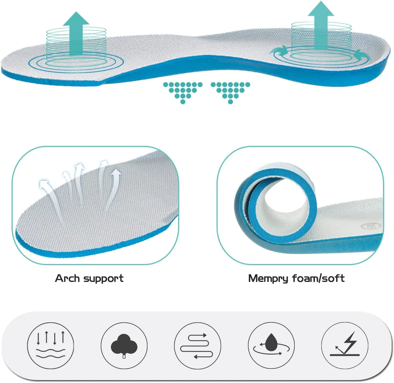 

Мужские кроссовки для ходьбы - с памятью формы, спортивные теннисные и беговые для тренировок в зале, ультра легкие, дышащие, для пробежек, спортивные обувь, на резинке, повседневные кроссовки Akk, серый