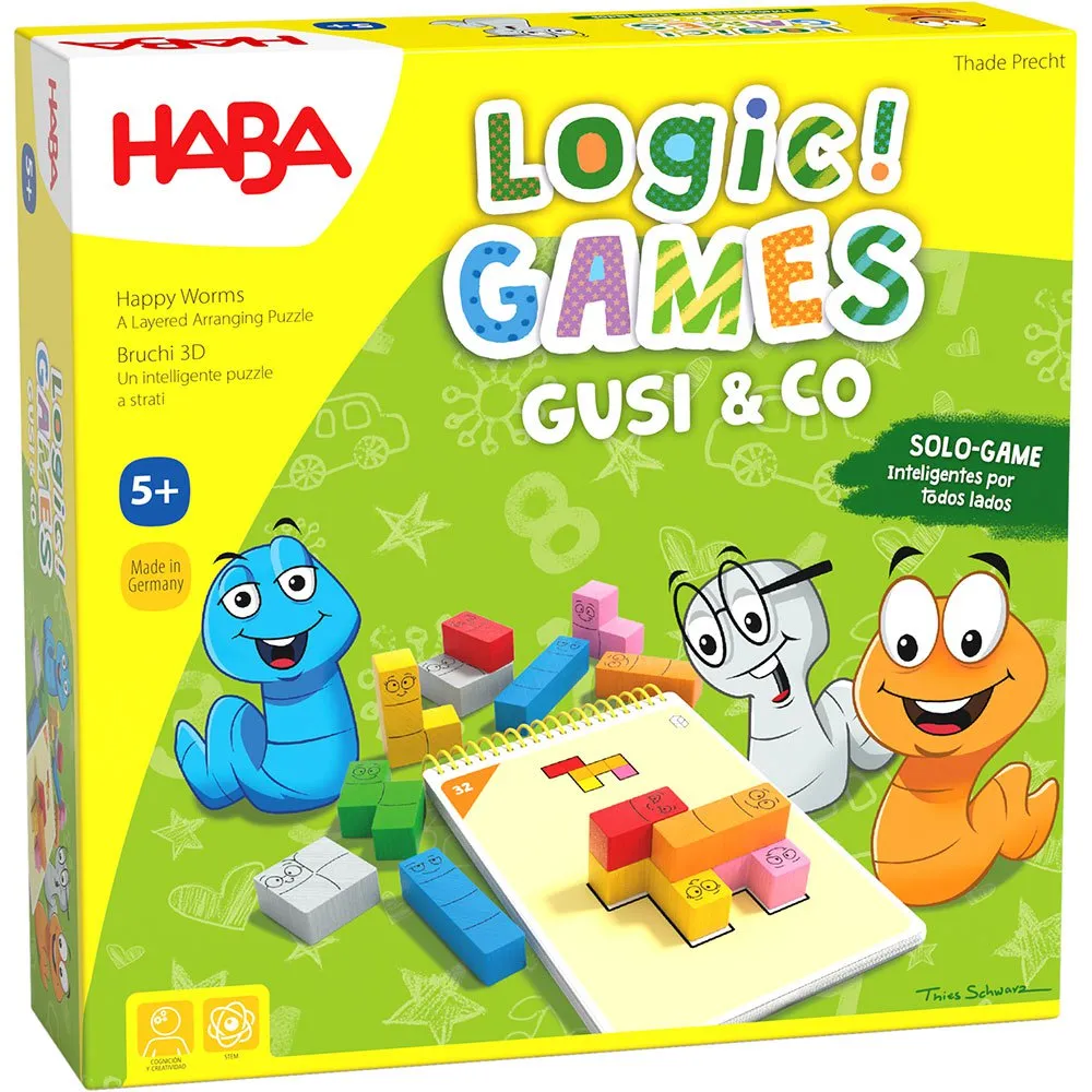 

Haba Logic! GAMES Gusi & Co настольная игра, прозрачный