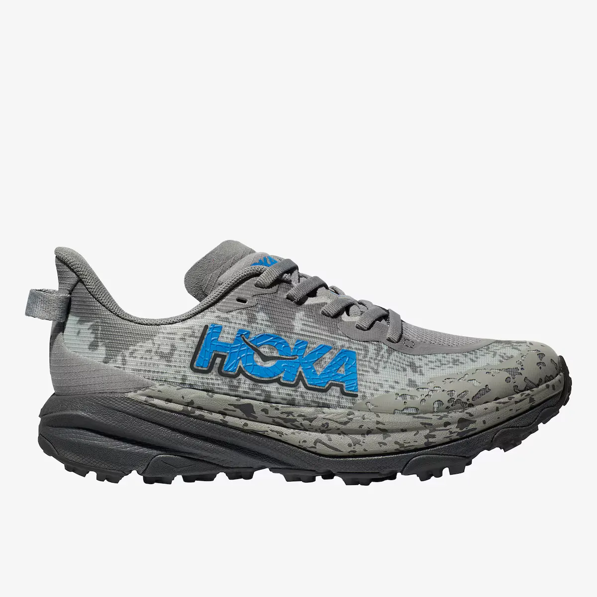 

SPEEDGOAT 6 Y Hoka детские кроссовки для трейлраннинга, серый/синий