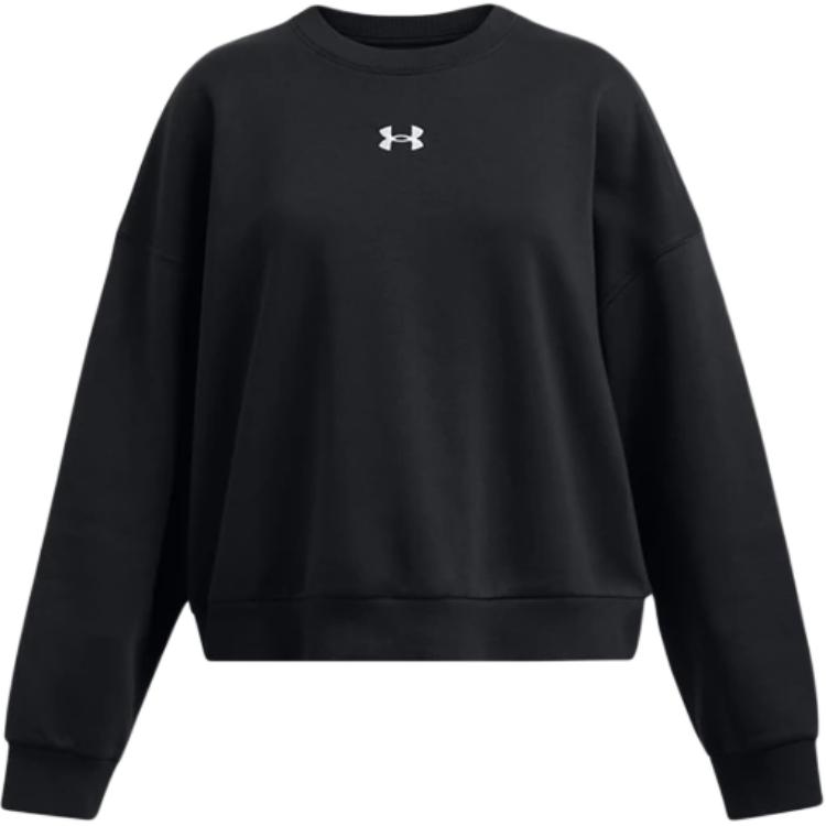 Rival Fleece Толстовка Черная Подростки Under Armour — фото 2