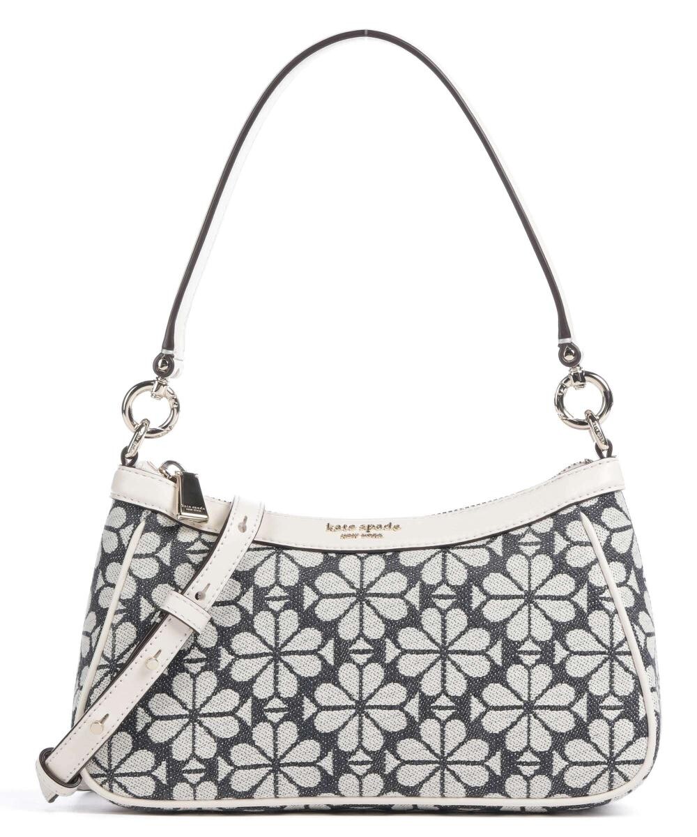 

Текстильная жаккардовая сумка на плечо Spade Flower Kate Spade New York, серый