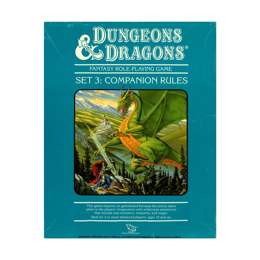 

Бокс-сет Companion Rules Set (2nd Printing), Basic Dungeons & Dragons (Original Edition) - Box Sets & Core Rules