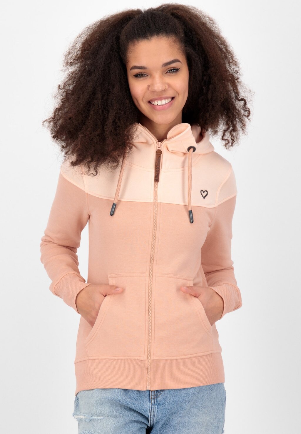 

Толстовка на молнии PALINAAK A HOODED alife & kickin, цвет Mottled Brown