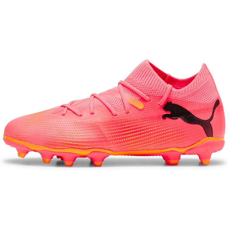 Футбольные бутсы для лужайки Future 7 Match FG/AG JR Puma, черный — фото 2