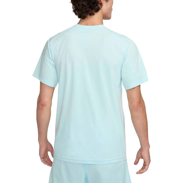 Футболка dri fit uv hyverse футболка азиатские размеры Nike, голубой — фото 2
