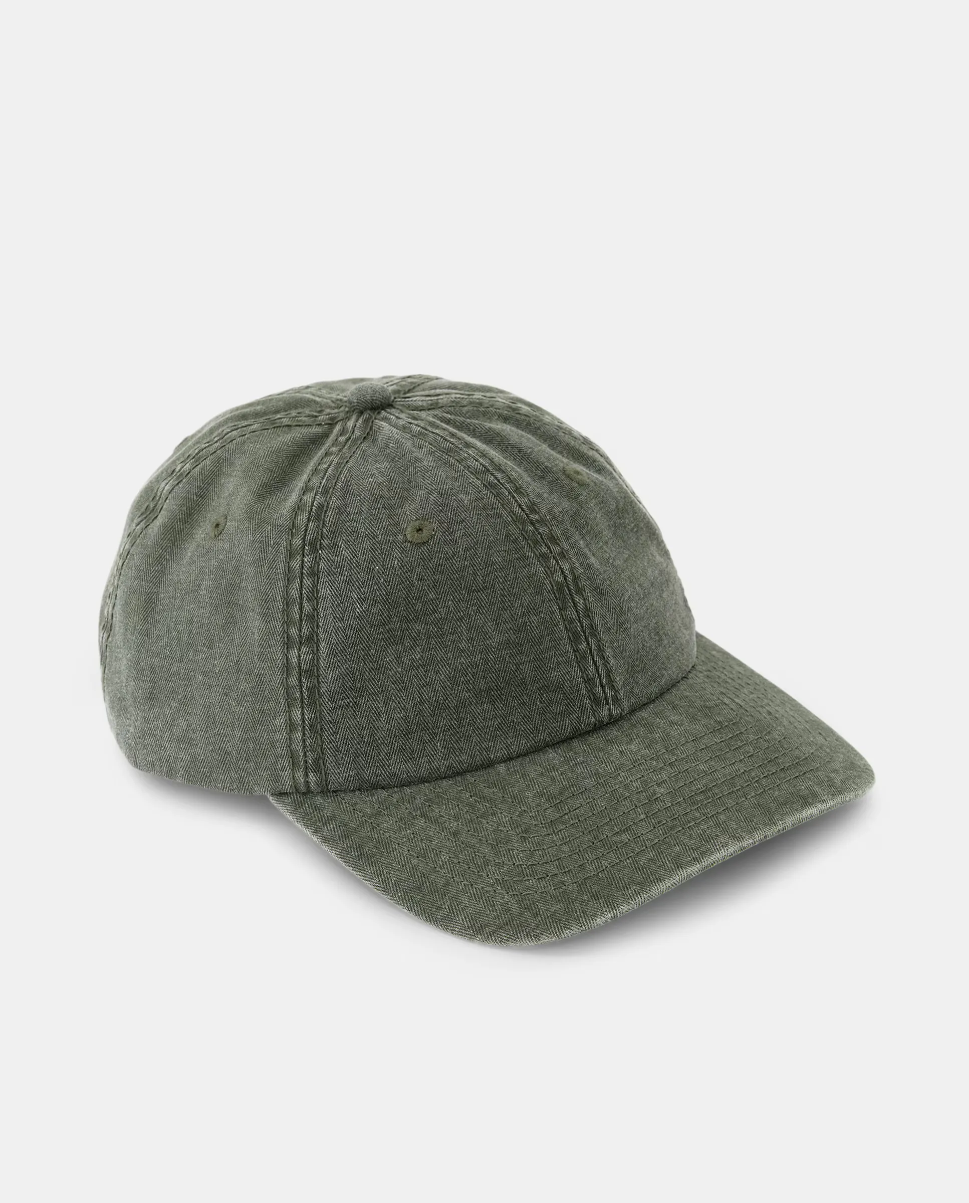 

Джинсовая хлопковая бейсболка с вышитым логотипом на боку мужская Levi's, темно-зеленый