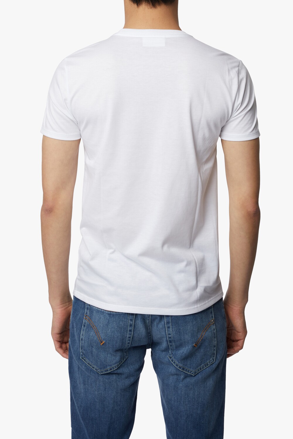 Футболка Lacoste Bianco, классический крой, 100% хлопок — фото 3