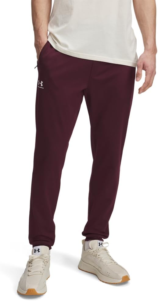 

Under Armour мужские спортивные трикотажные джоггеры, Dark Maroon/White