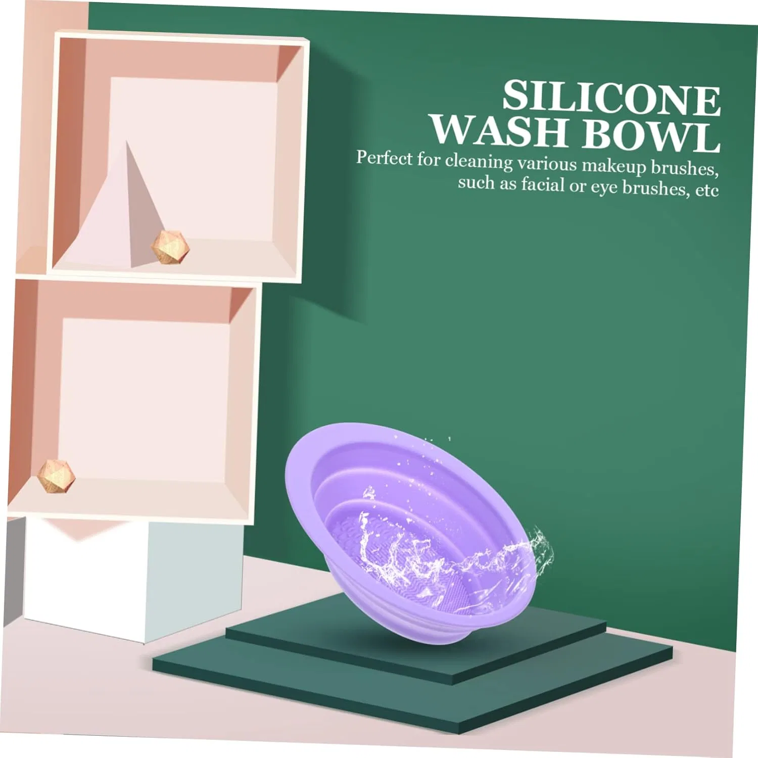 Средство для очистки кистей Silicone Makeup Brush Scrubber Beaupretty — фото 3
