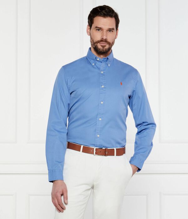 

Рубашка Custom fit Polo Ralph Lauren, синий