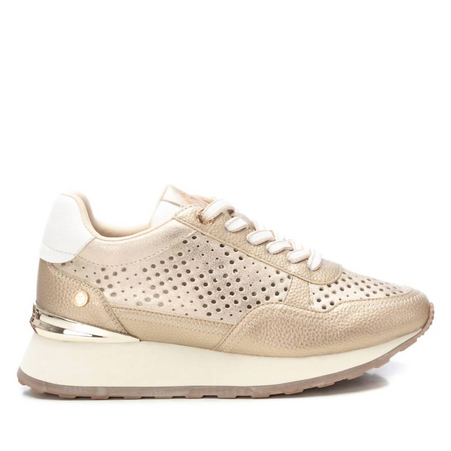 Женские золотые кроссовки Trainer Xti, золотой