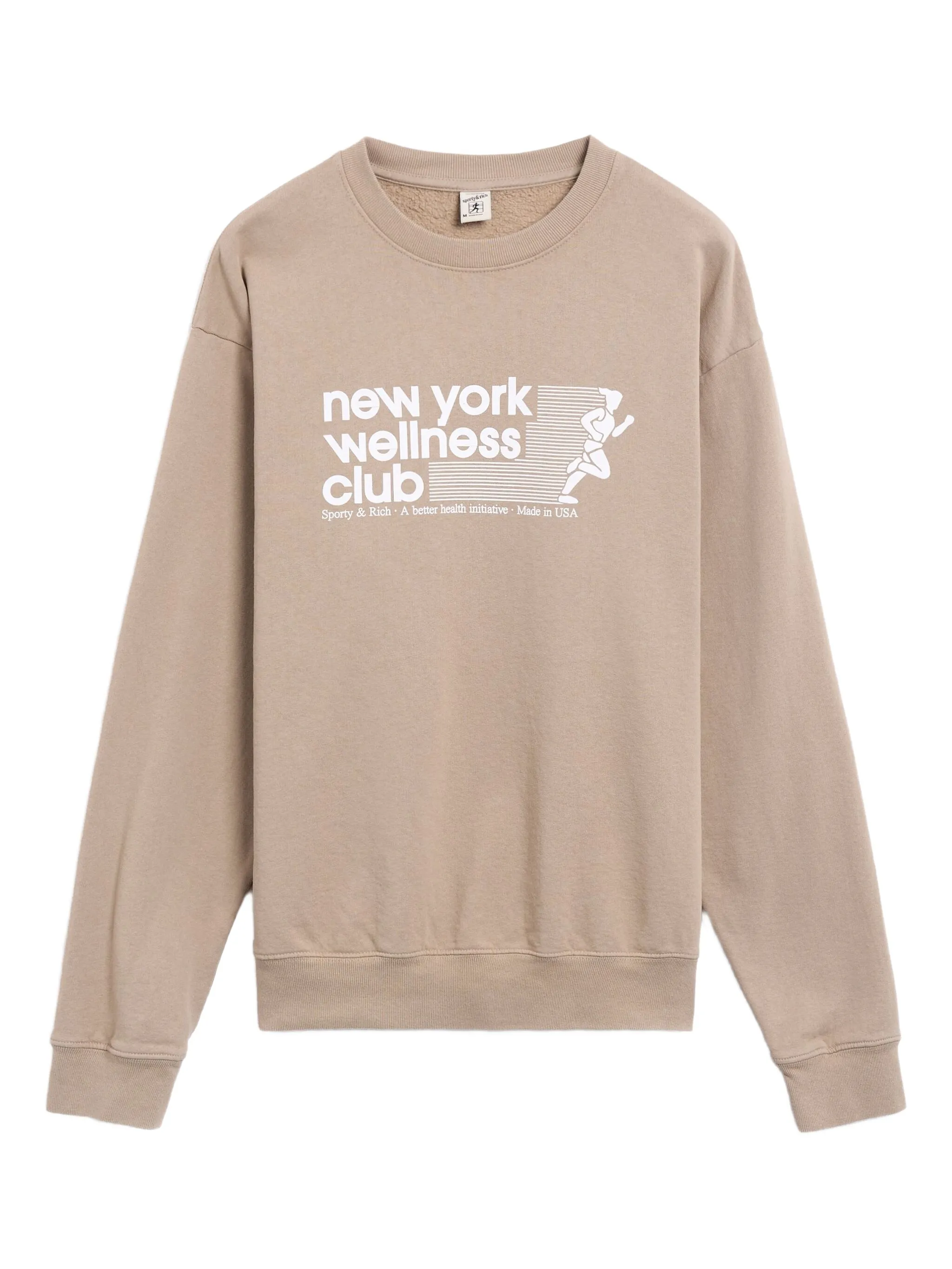 

Толстовка Wellness Club Sporty & Rich, нейтральный