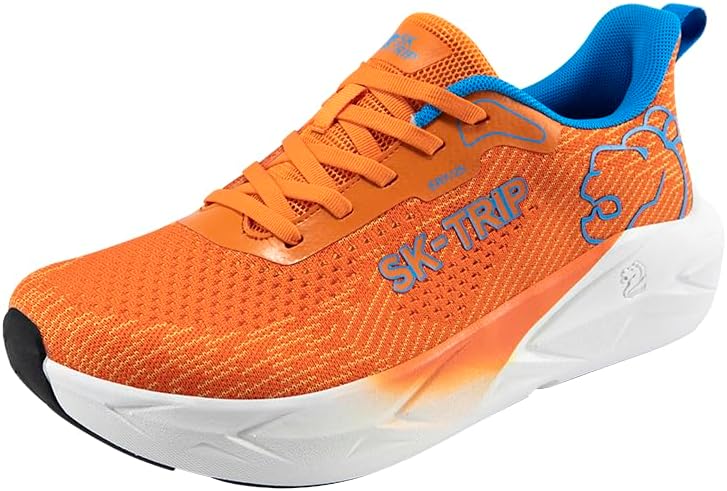 

Мужские кроссовки MRIP для ходьбы с широким носком и плоской подошвой, кроссовки с нулевым перепадом для мужчин, оранжевый