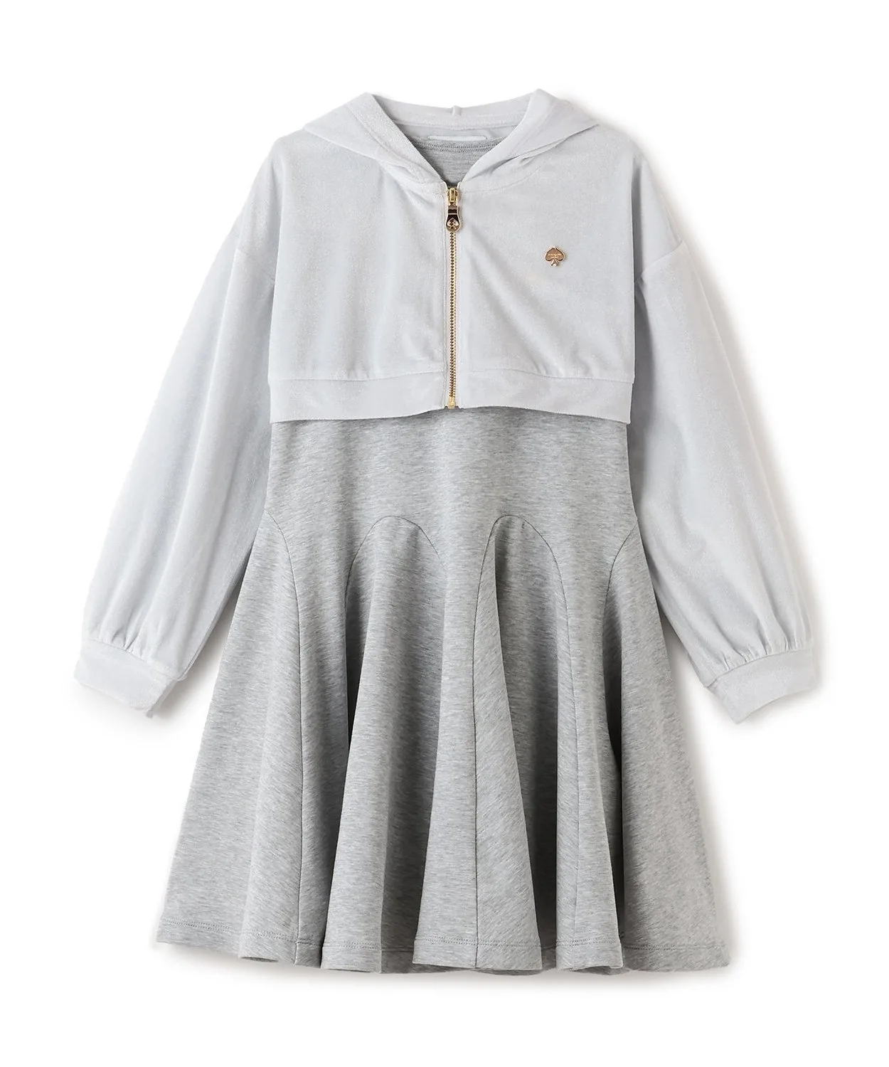Детский комплект kate spade new york kids: парка из сияющего велюра и платье