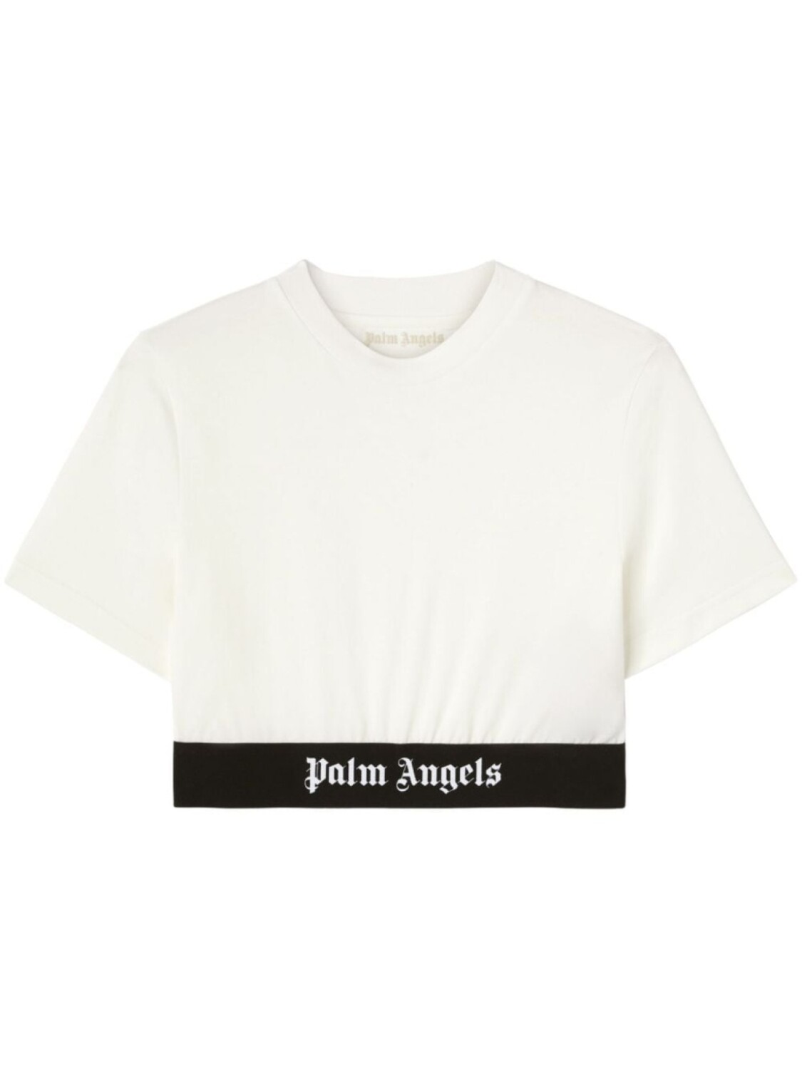 

Palm Angels укороченный топ с логотипом, белый