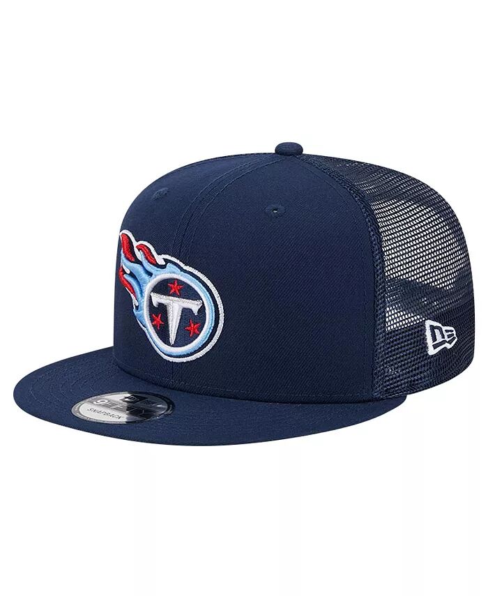 

Мужская темно-синяя бейсболка Tennessee Titans Main Trucker 9FIFTY Snapback New Era