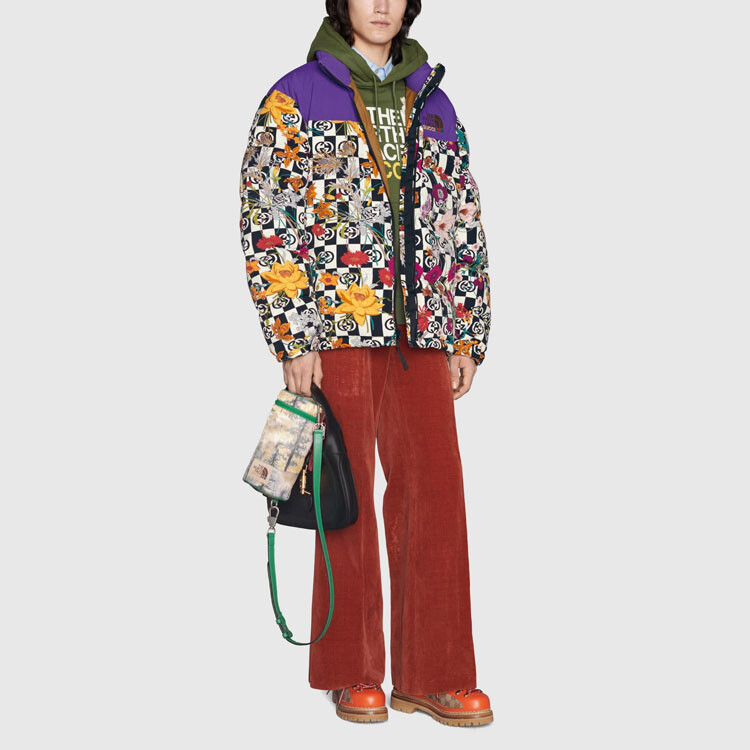Пуховик The North Face x Gucci Multicolor — фото 2