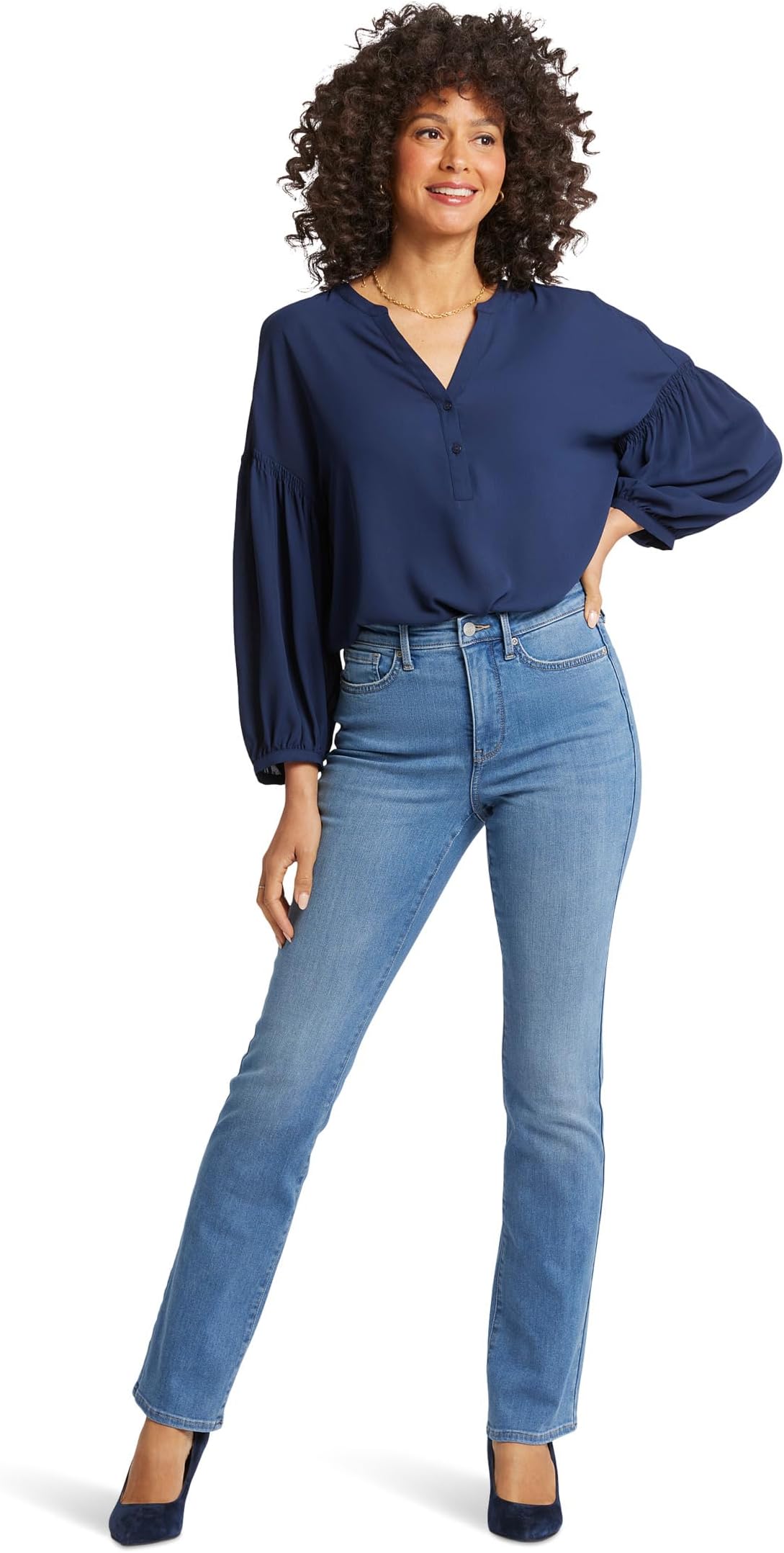 

Джинсы NYDJ Petite Billie Bootcut, цвет Water Canyon