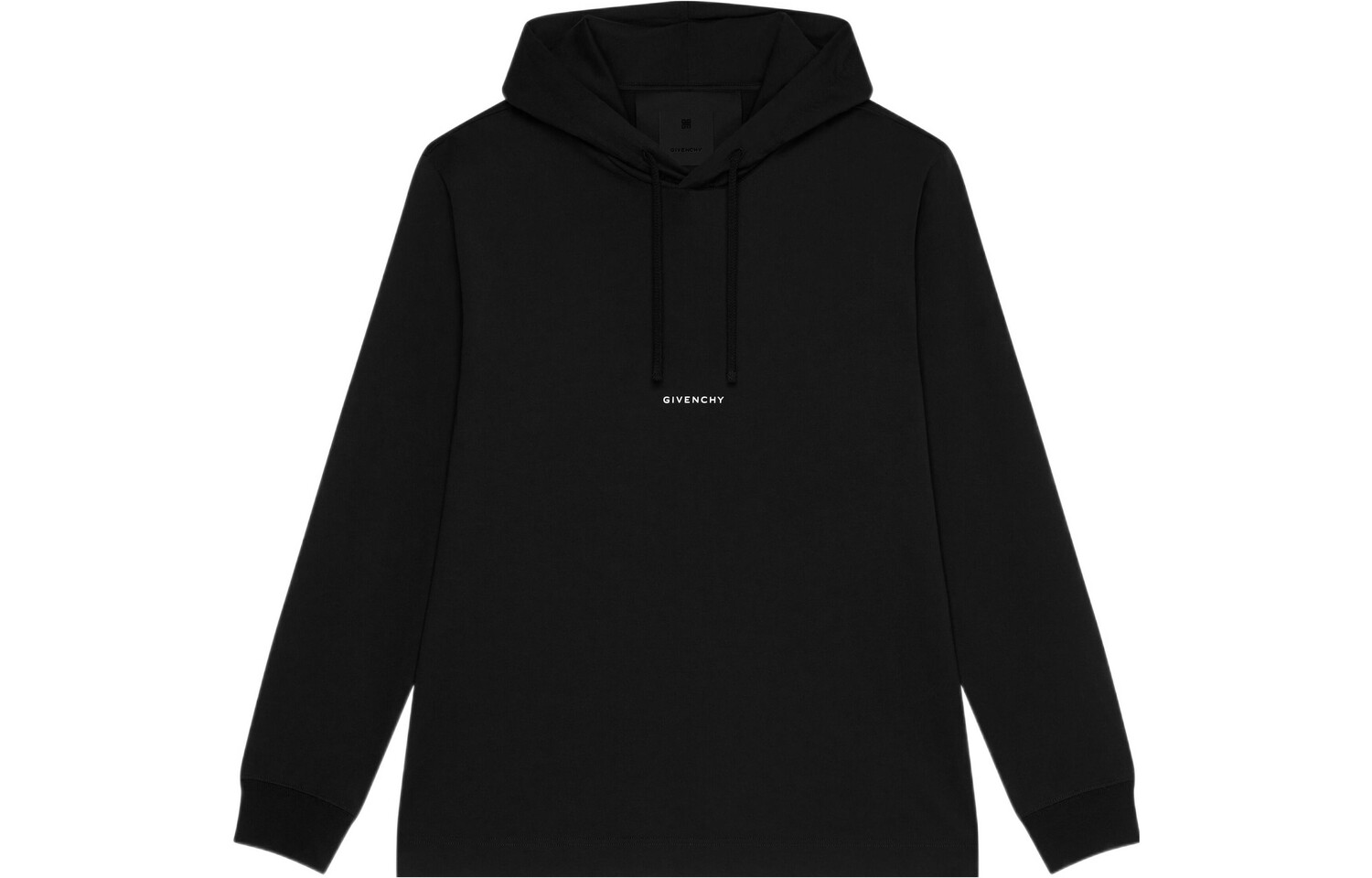 

Толстовка с капюшоном Classic Fit Printed Jersey Givenchy, черный