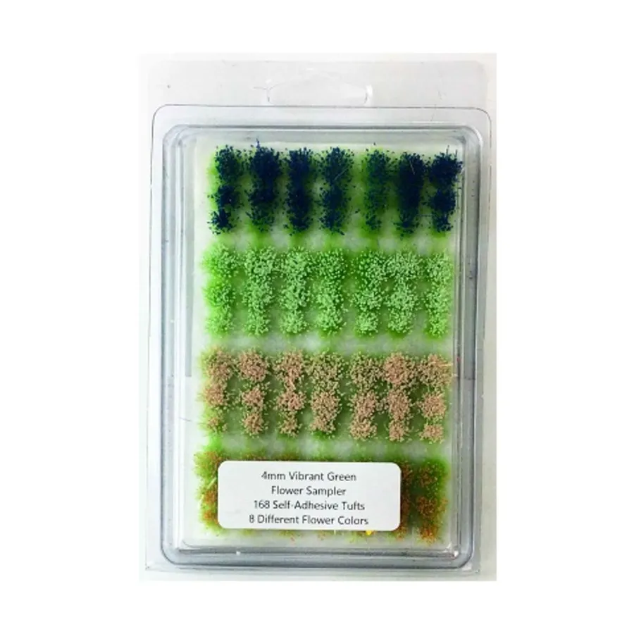 

Яркий зеленый - образец цветов, Short Self-Adhesive Tufts (4mm)
