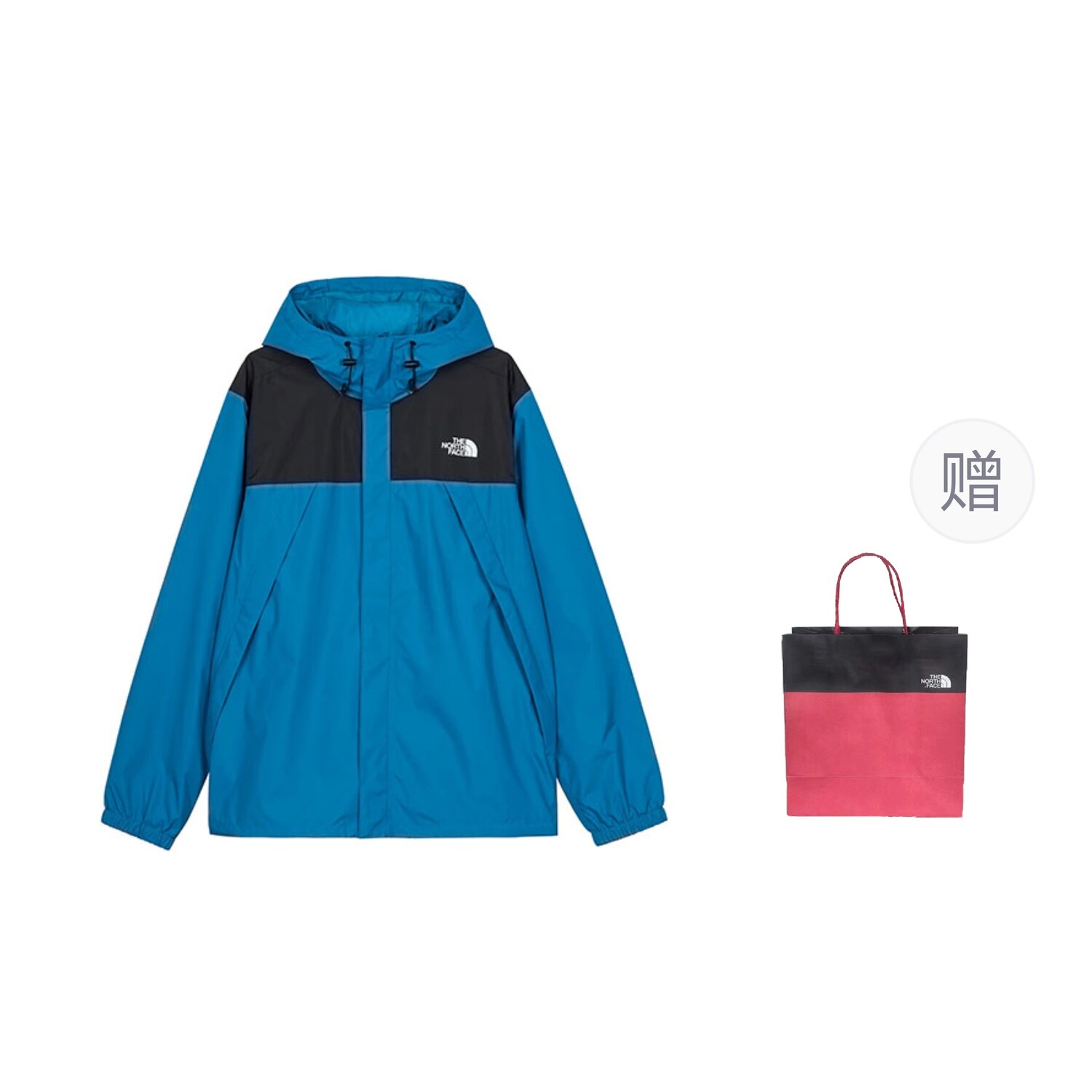 

Ветровка мужская синий + подарочный пакет The North Face