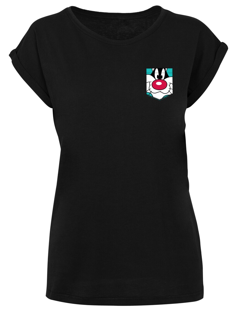 

Рубашка F4NT4STIC Looney Tunes Sylvester Face, черный