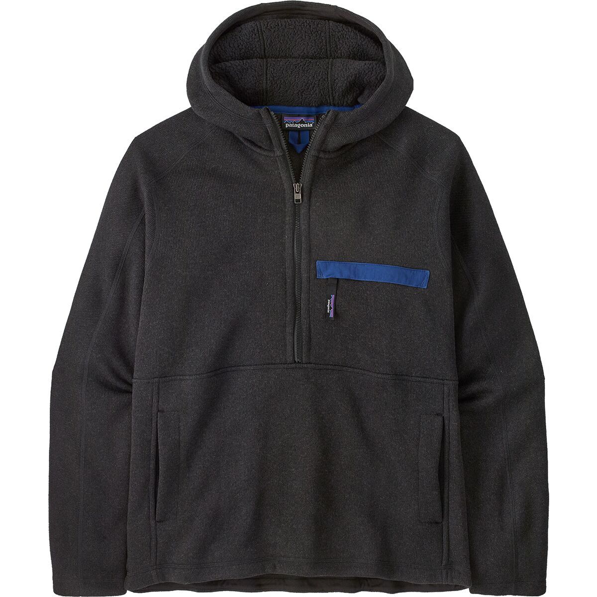 

Пуловер Better Sweater с молнией до половины Patagonia, черный