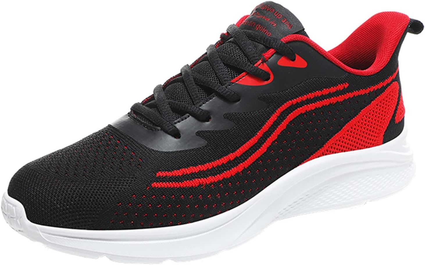 

Мужские кроссовки из сетчатого материала, дышащие, на шнуровке, однотонные, повседневные, модные, простые, для бега, кожаные, размер 9, широкие Generic, C