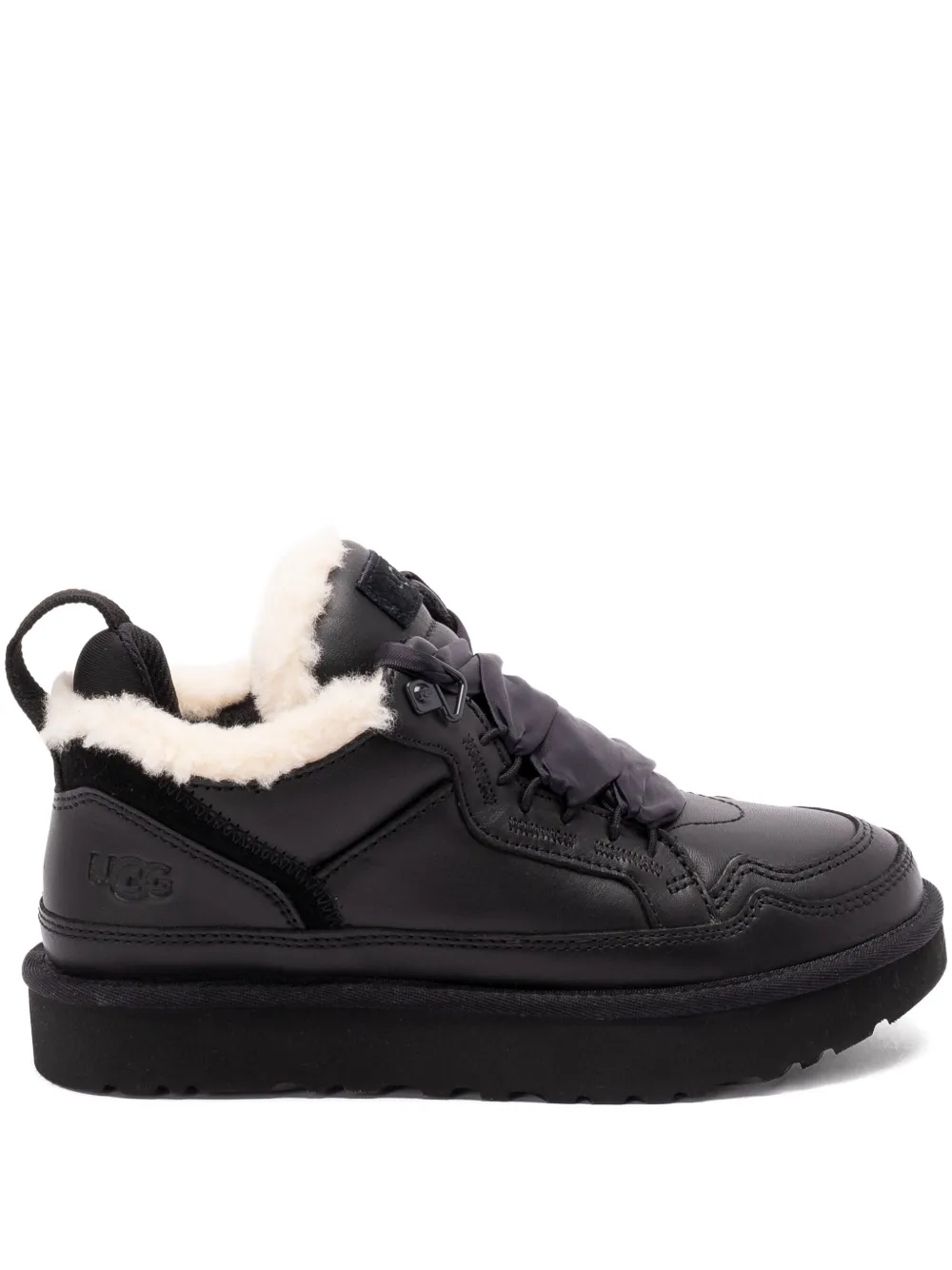 Кроссовки Lowmel на шнуровке UGG, черный